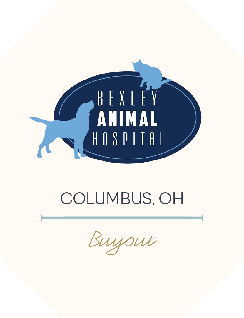 Transaction tombstone for Bexley Animal Hospital, Bexley, OH — Dr. Stephanie McClure