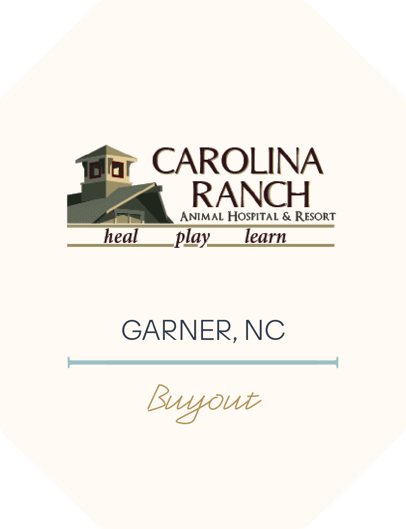 Transaction tombstone for Carolina Ranch Animal Hospital