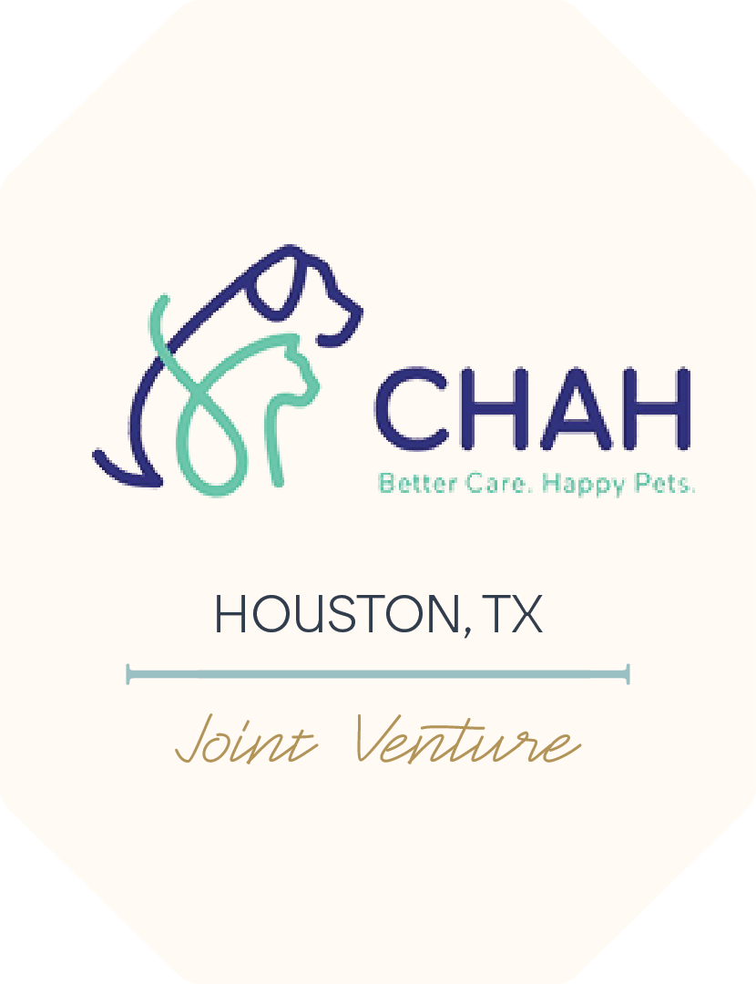 Transaction tombstone for Central Houston Animal Hospital — Jason Scarbrough & Dr. Lucy Faulkner