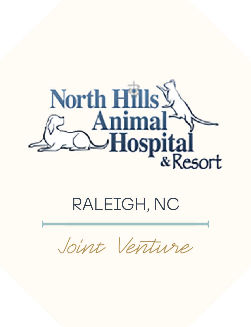 Transaction tombstone for North Hills veterinary practice, Raleigh, NC — Lora Evans, DVM